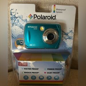 Polaroid iS048 Blue Waterproof Digital Camera